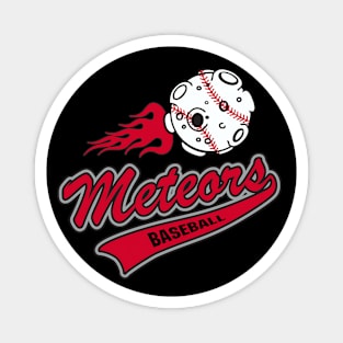 Meteors Baseball Logo Magnet